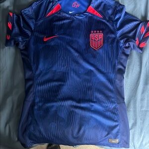 Nike Blue and Red USA Soccer Jersey